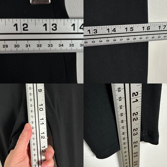 Sympli Canada Black High Rise Stretch Jersey‎ Leggings Womens Size 10 Minimalist - Picture 10 of 10